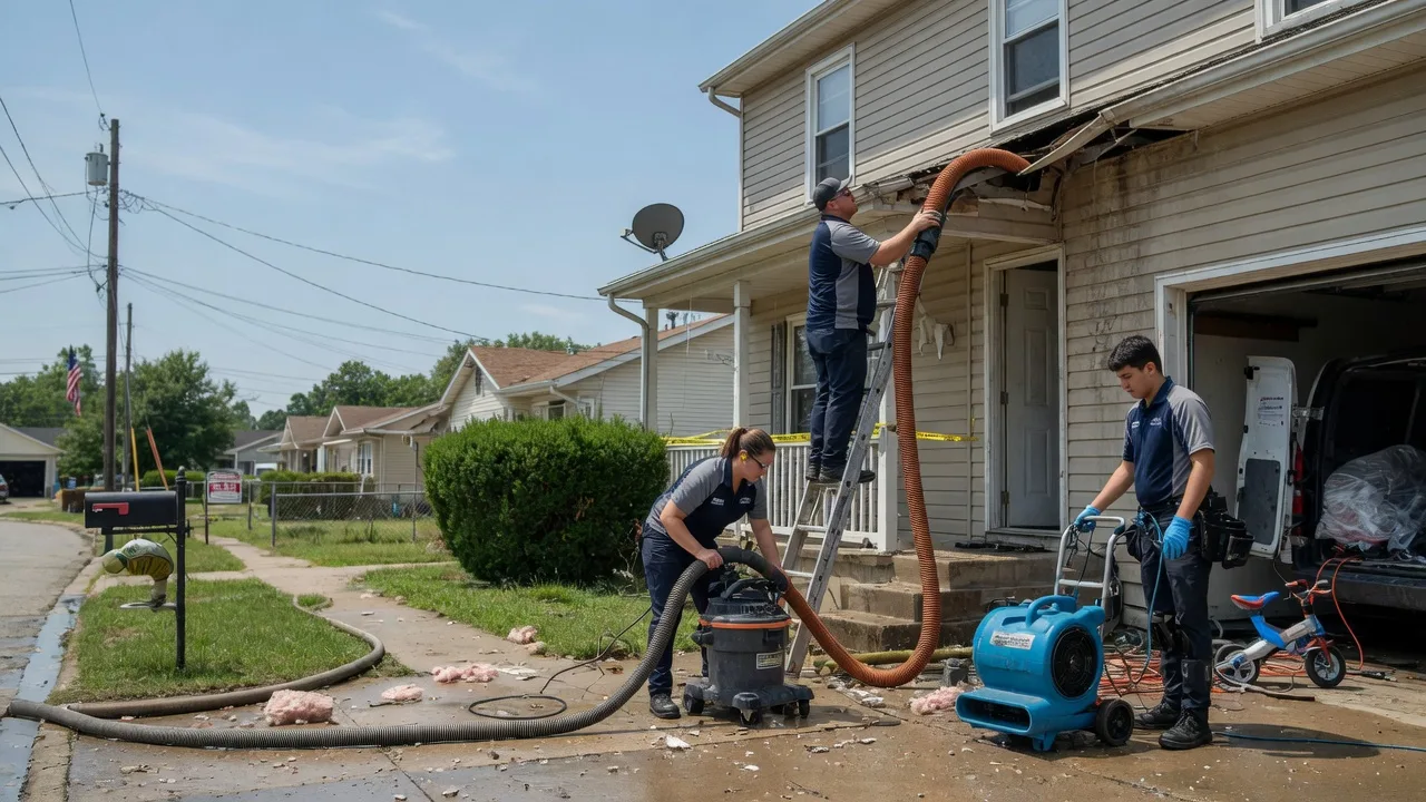 Water Damage Restoration in Bridgeport, IL near me